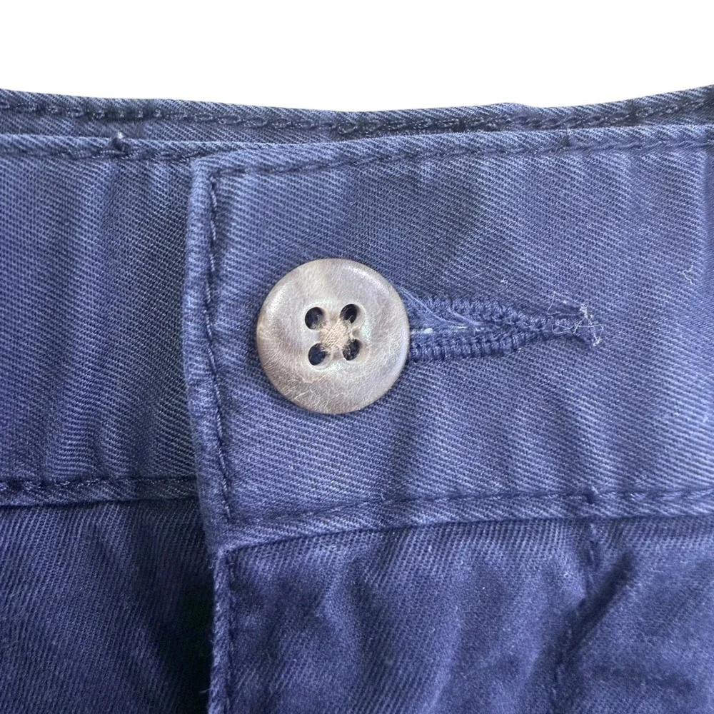 Vintage Polo Ralph Lauren Tyler Short Men 50B Navy Blue Pleated Chino Big & Tall